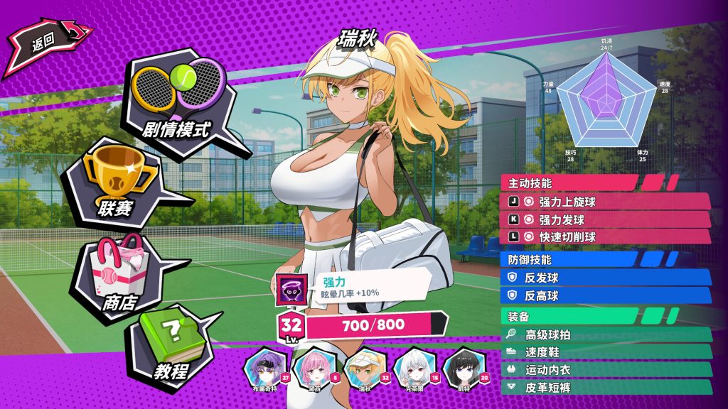 图片[3]-【仅PC/亚洲风SLG/动态】网球天使: Tennis Angels EX（Academy Love Saga: Tennis Angels EX）V1.01 V250509 官方中文步兵版 [1.60G/百度]-乃酱社 · 游戏站