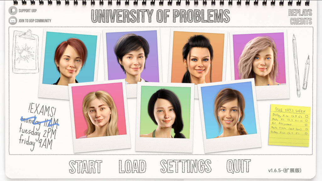 【欧美SLG/动态/汉化】问题大学 学院情缘 University of Problems v1.6.5 Extended 汉化中文[PC+安卓双端/15.70G/百度]-乃酱社 · 游戏站
